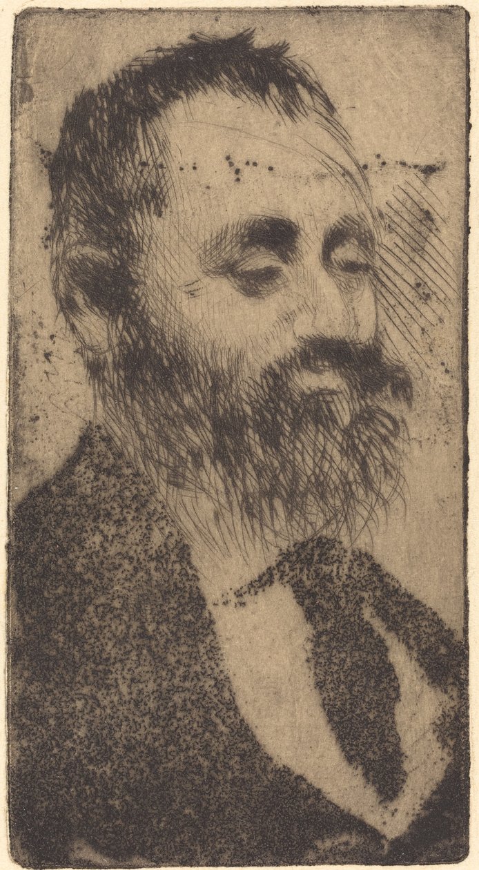 Alphonse Hirsch by Edgar Degas