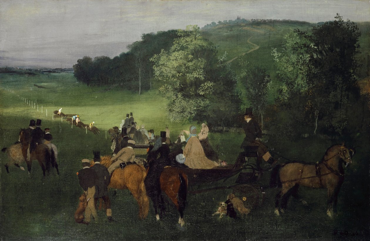 Hipodromda (Yarışlar), c.1861-62 by Edgar Degas