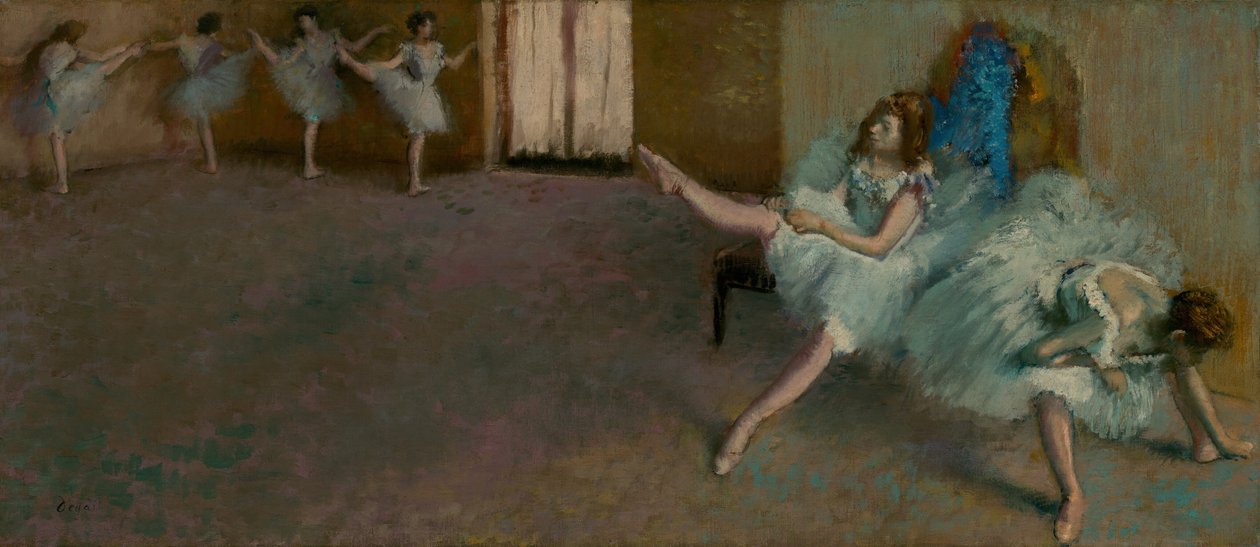 bale öncesi by Edgar Degas