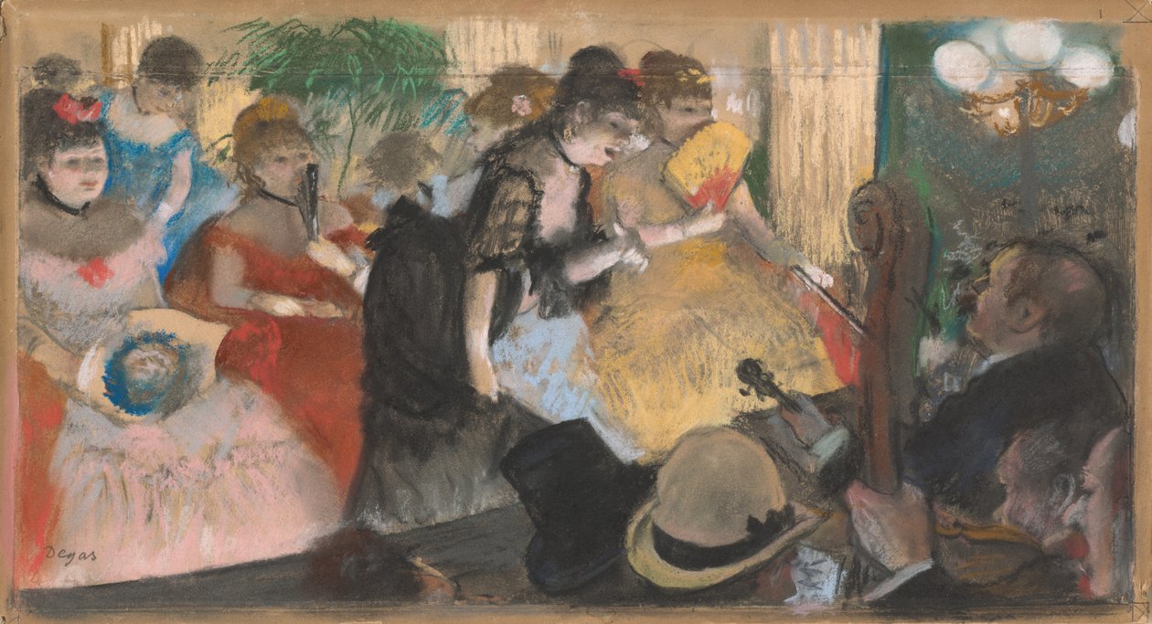 Kafe-Konser by Edgar Degas