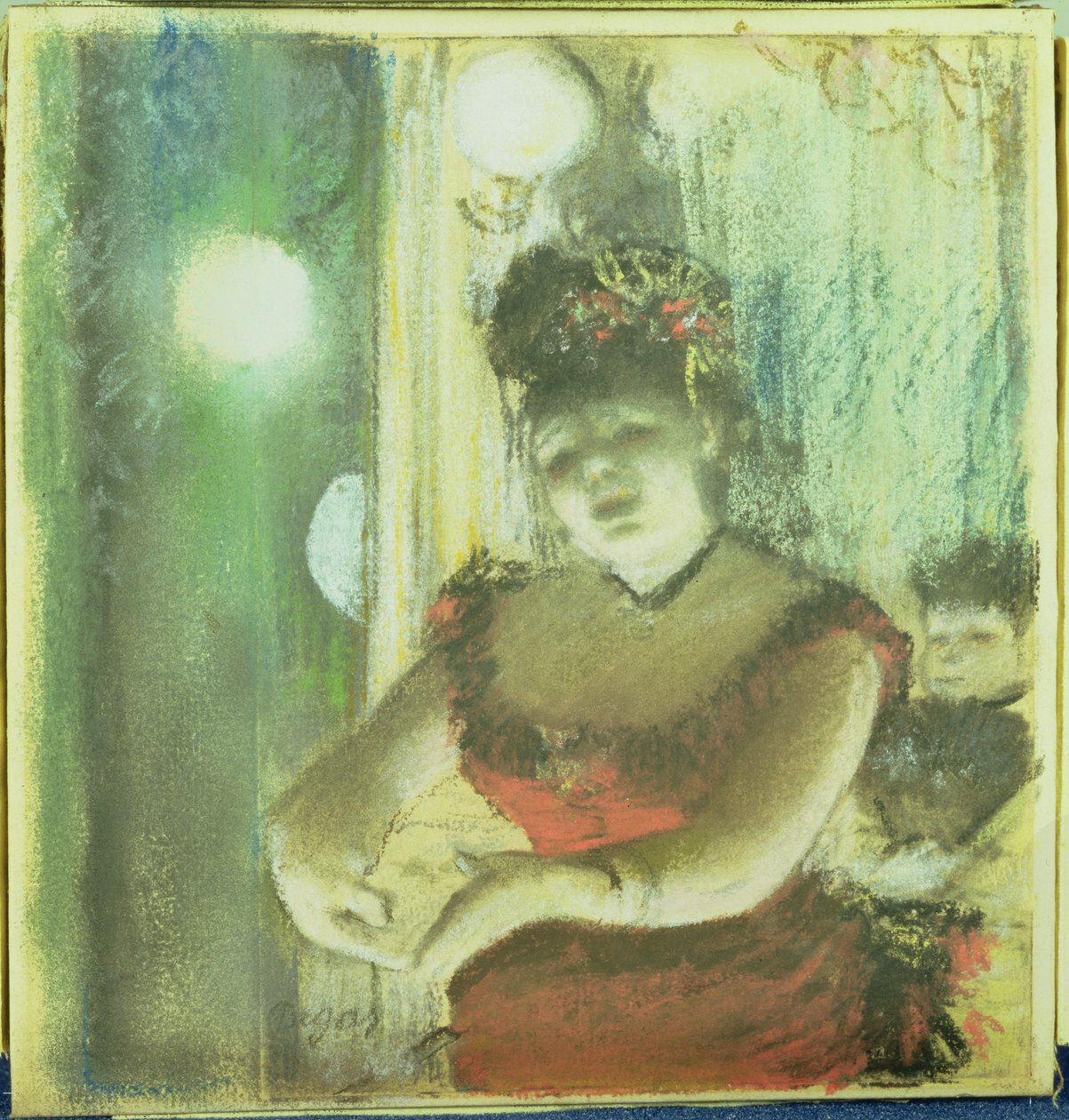 Kafe-Konser Şarkıcısı, 1878 dolayları by Edgar Degas