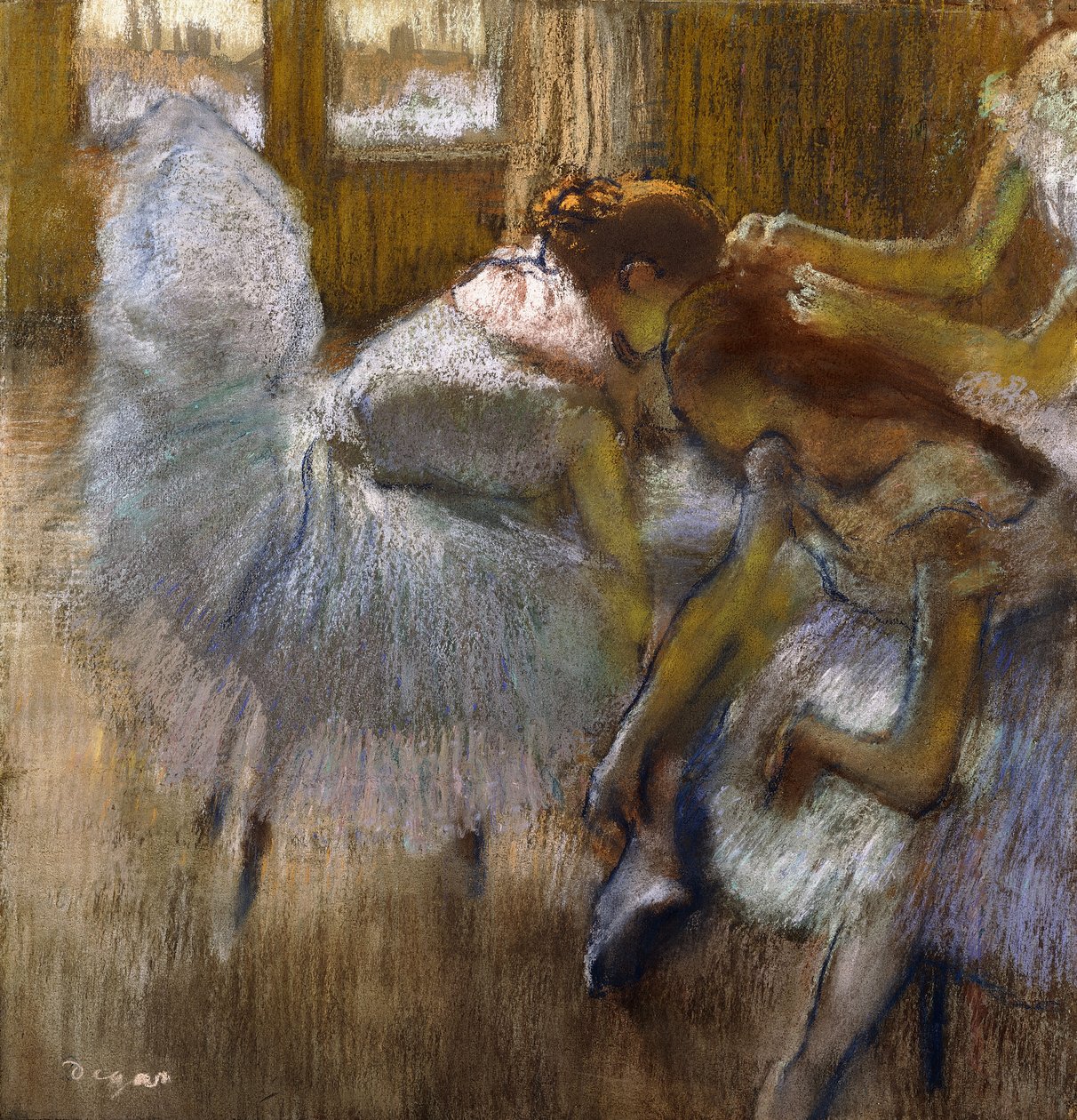 Dinlenen Dansçılar, c.1885 by Edgar Degas