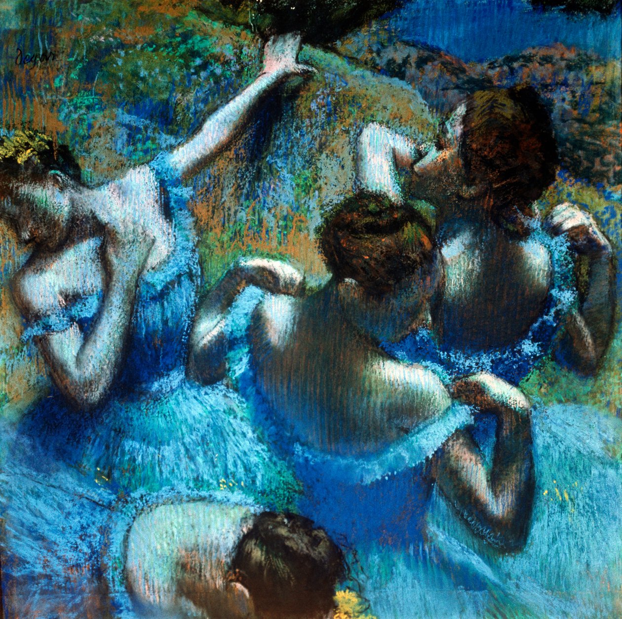 Mavili Dansçılar, c1898. by Edgar Degas