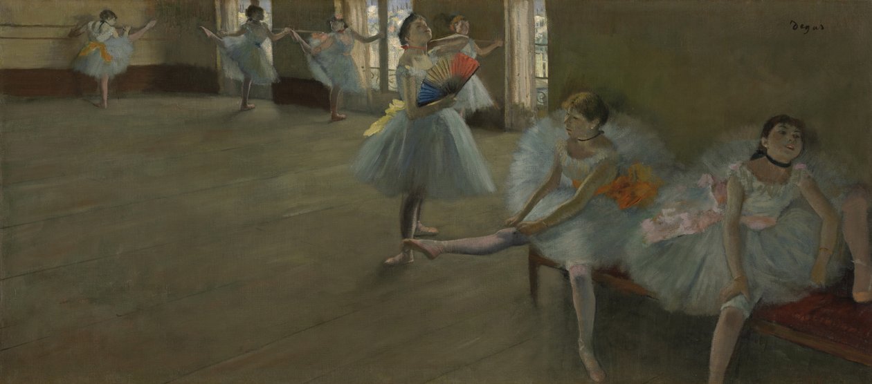 Sınıftaki Dansçılar, 1880 dolayları by Edgar Degas