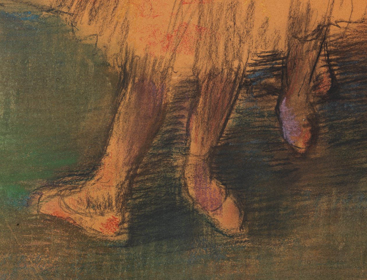 Kanattaki dansçılar by Edgar Degas