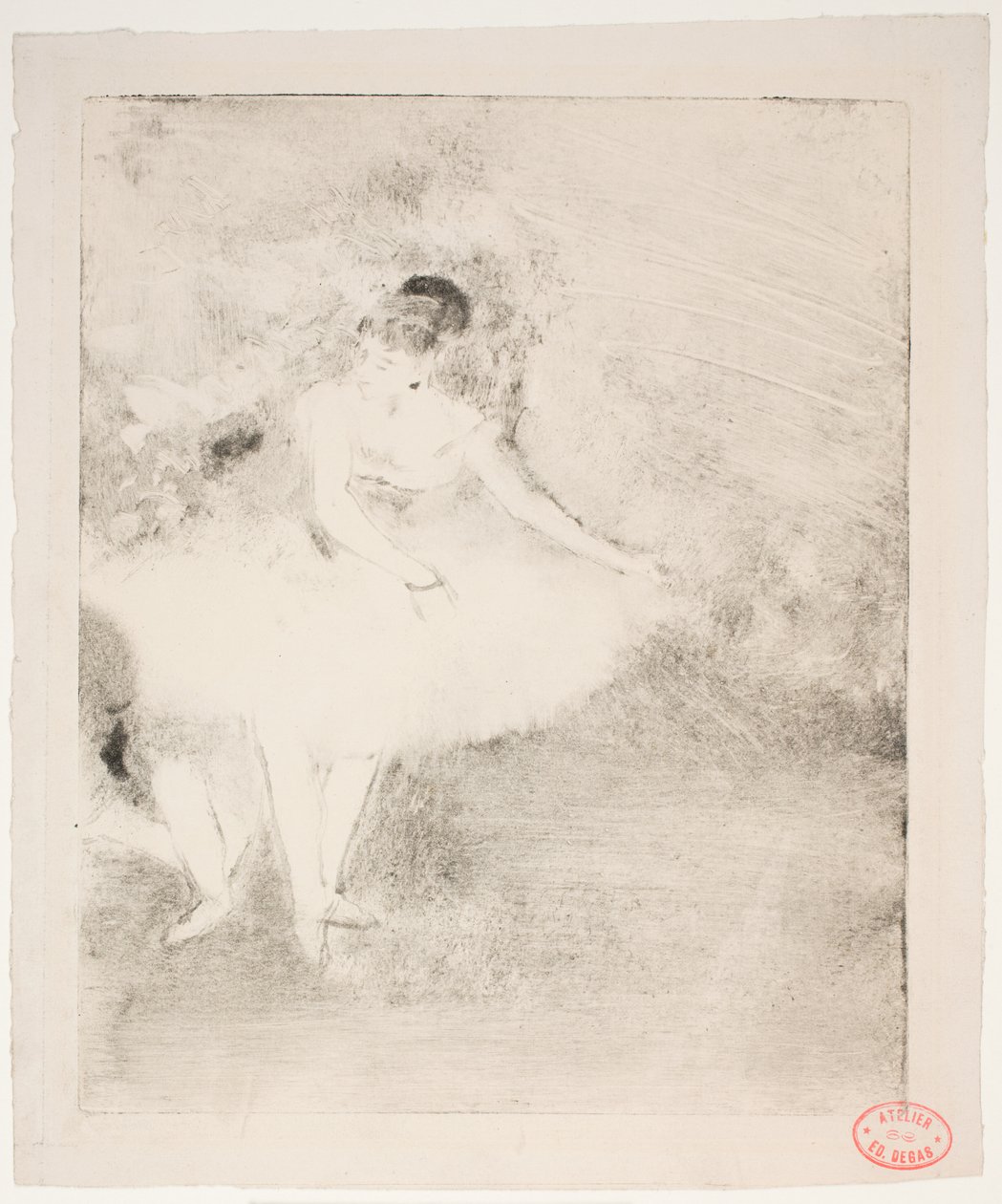 Sahnede dans etmek by Edgar Degas
