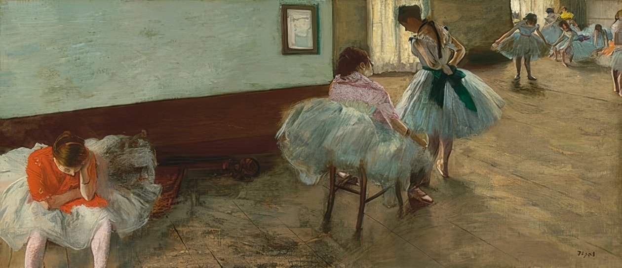 Dans sınıfı. 1879 civarında by Edgar Degas