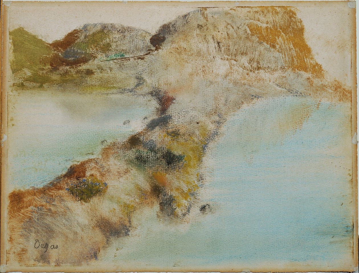 Kayalık sahil by Edgar Degas