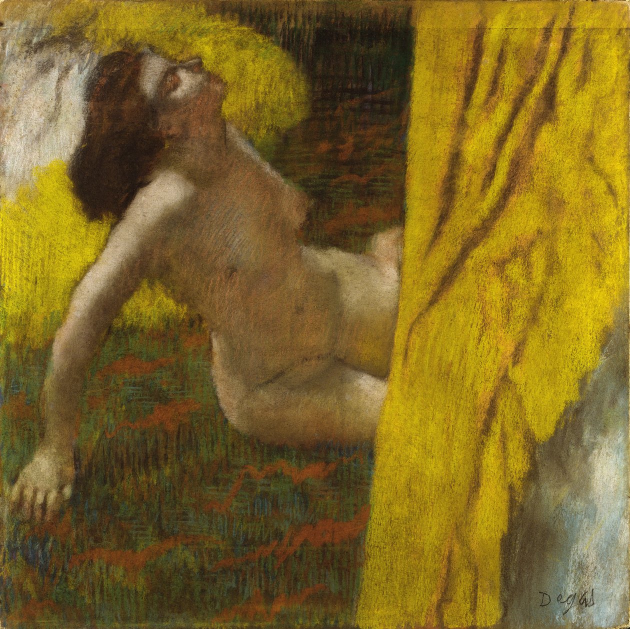 Çıplak kadın, yaklaşık 1885-1886. by Edgar Degas