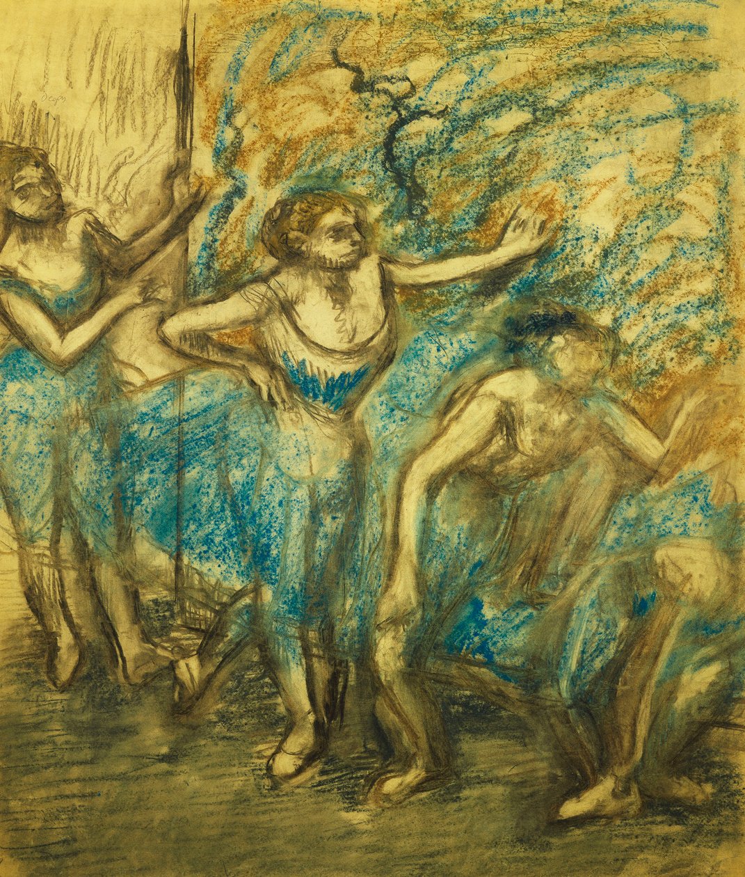 Dört Dansçı; Dört Dansçı, 1903 by Edgar Degas
