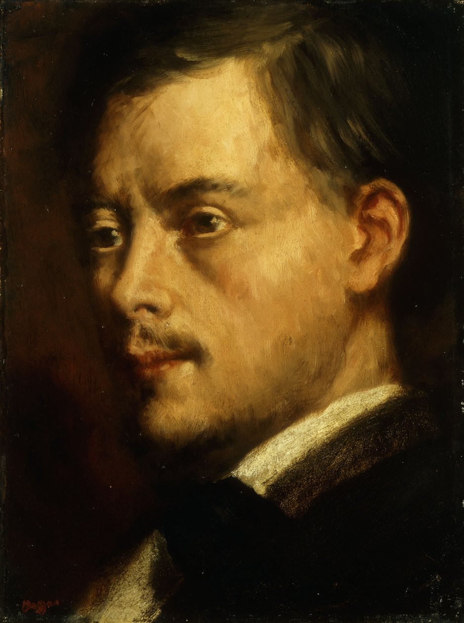 Bir Adamın Başı; Bir Adamın Başı, 1864 dolayları by Edgar Degas