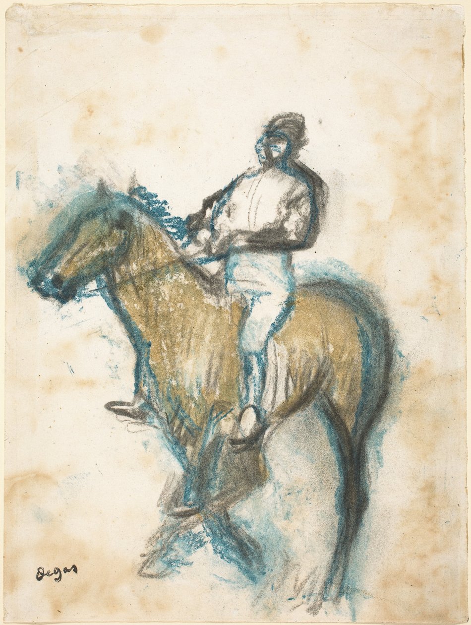 Jokey by Edgar Degas