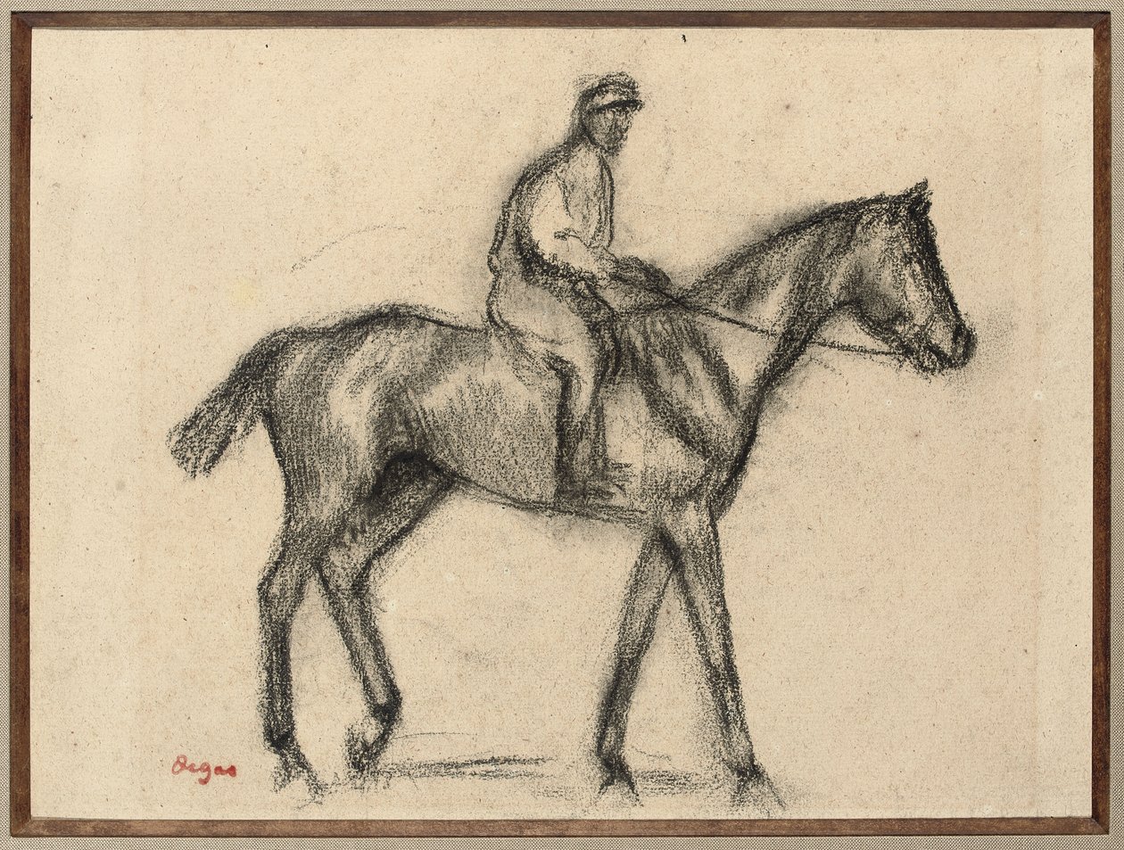 Jokey, by Edgar Degas