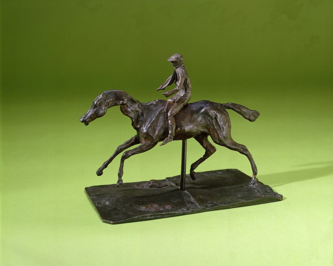 Atlı Jokey (bronz) by Edgar Degas