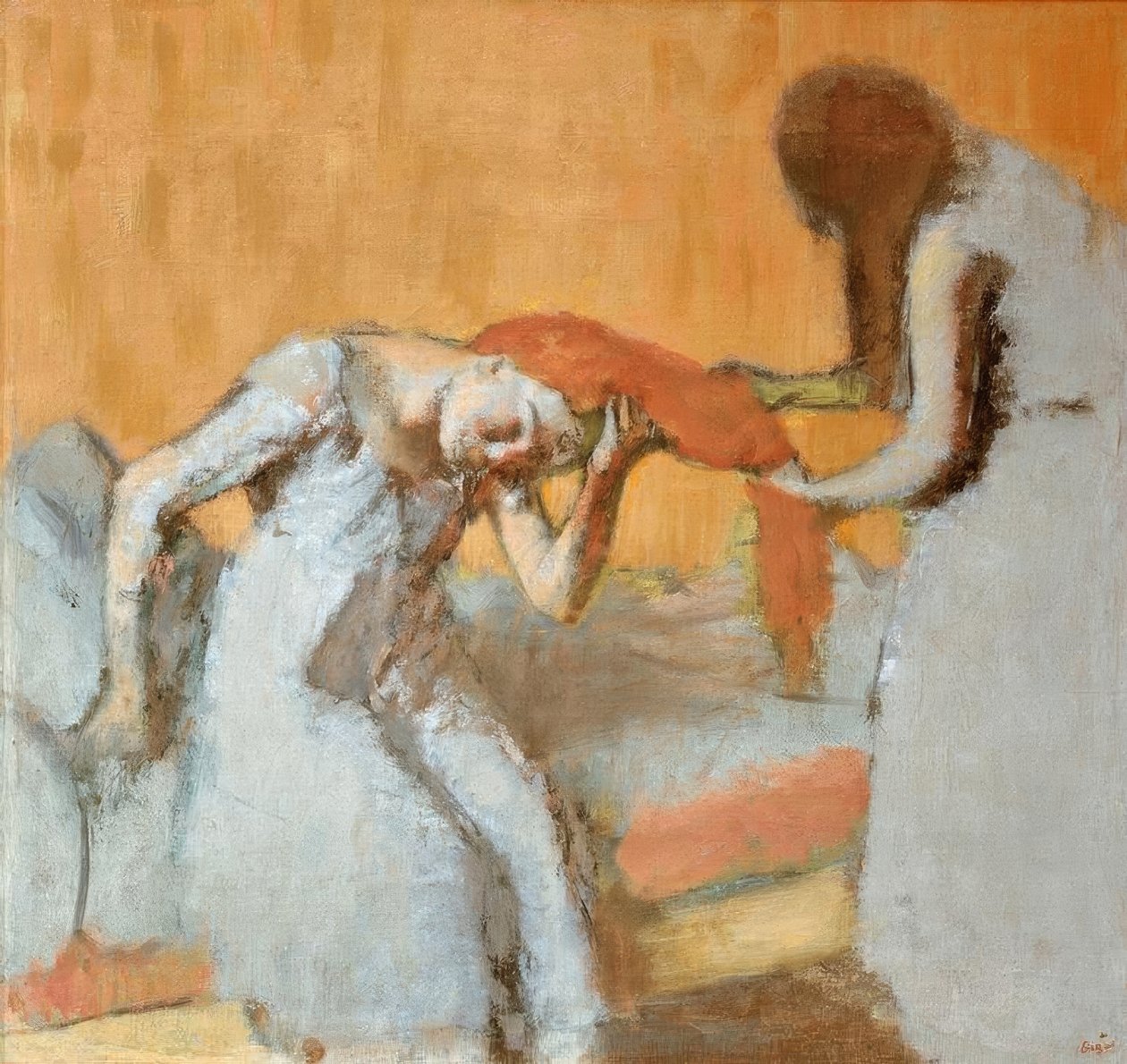 saç modeli by Edgar Degas