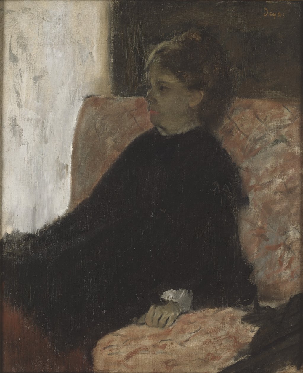 Siyahlı Bayan by Edgar Degas