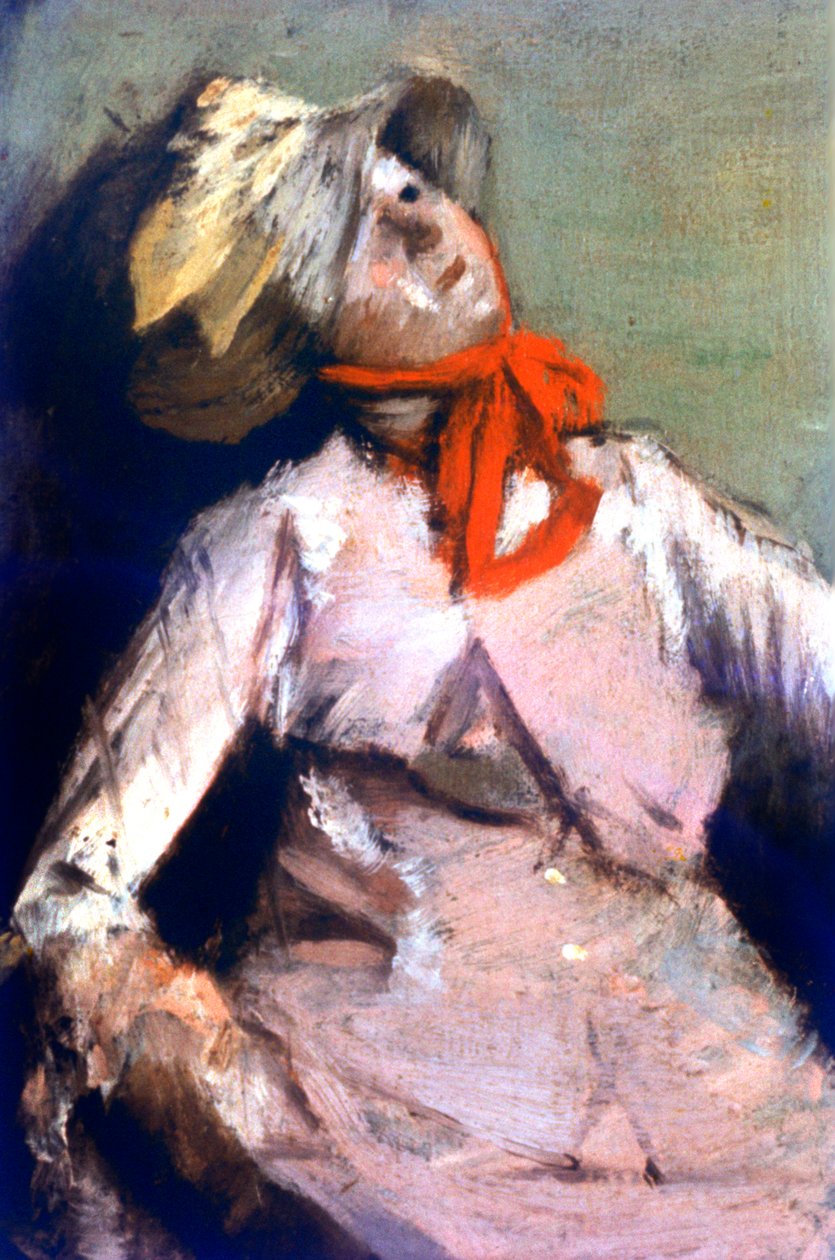 Adam ve Kukla detayı, c1860 by Edgar Degas