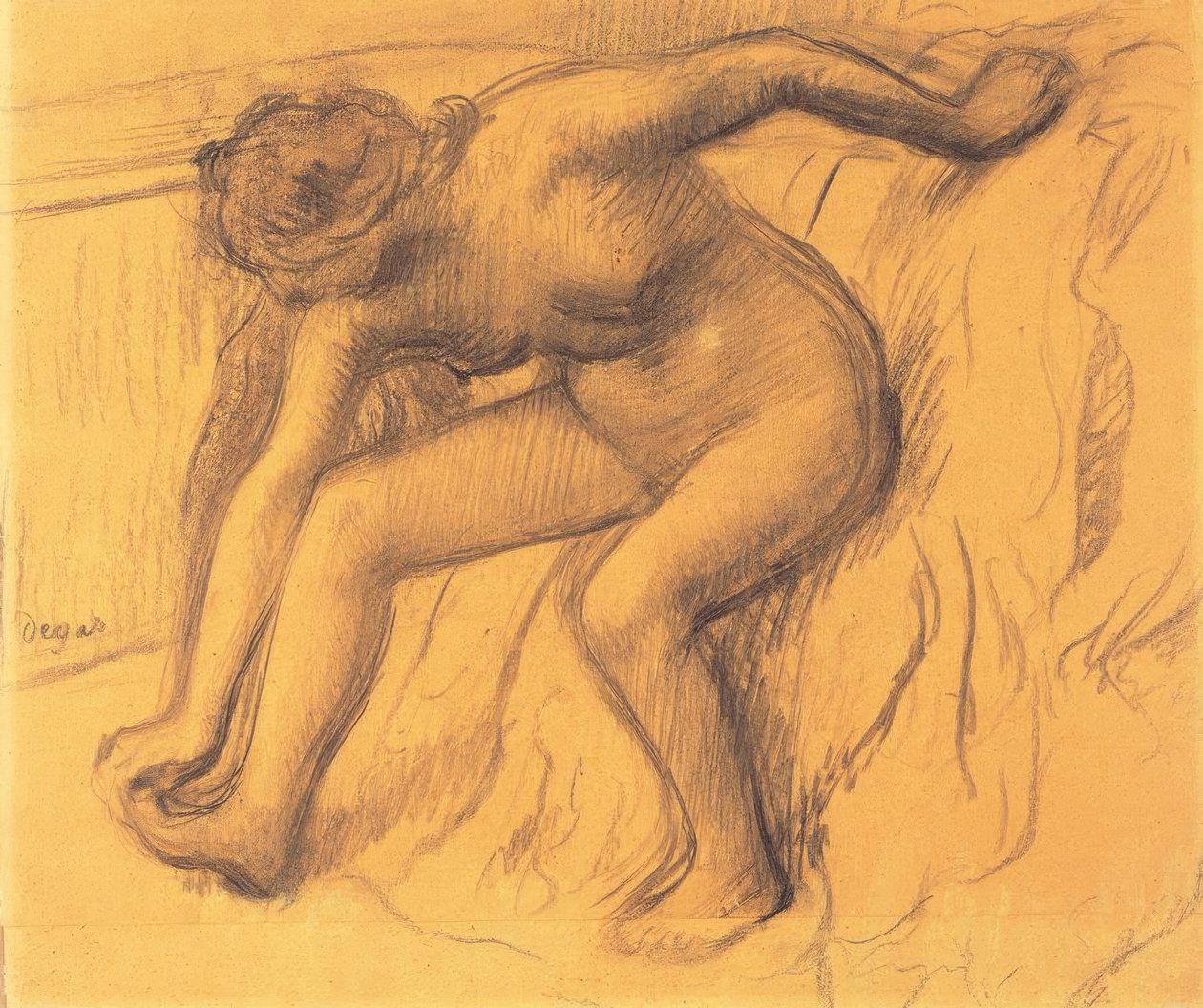 banyodan sonra by Edgar Degas