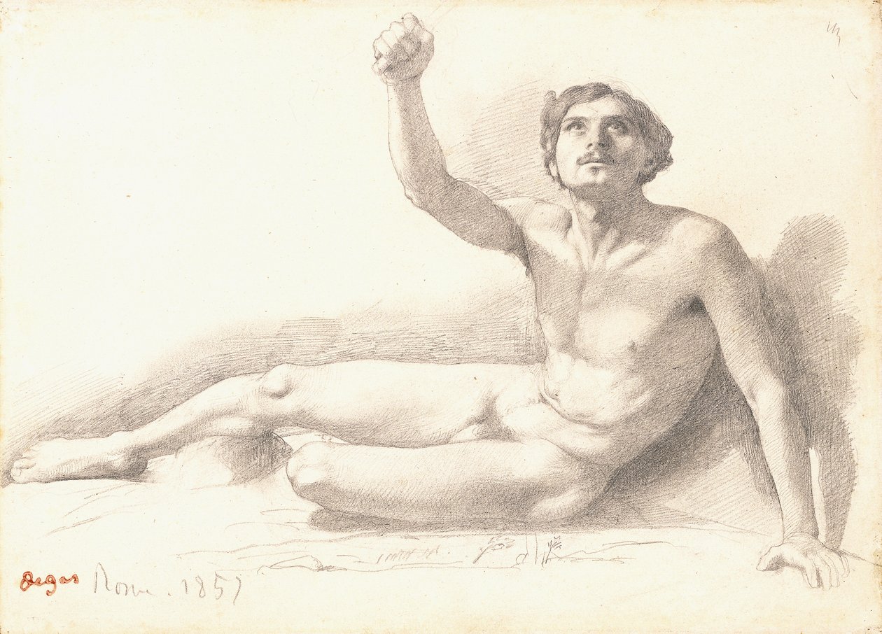 çıplak çalışma by Edgar Degas