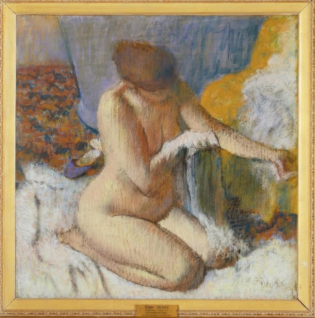 banyodan sonra çıplak by Edgar Degas