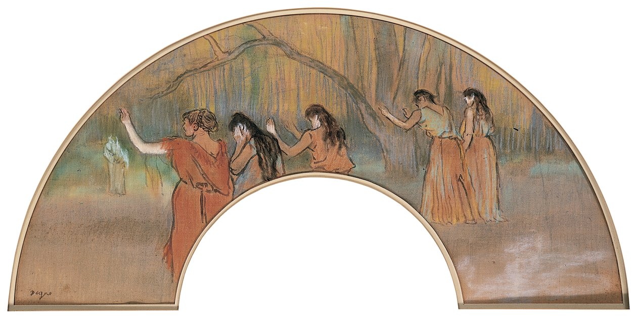 Opera figürleri, c.1880 by Edgar Degas