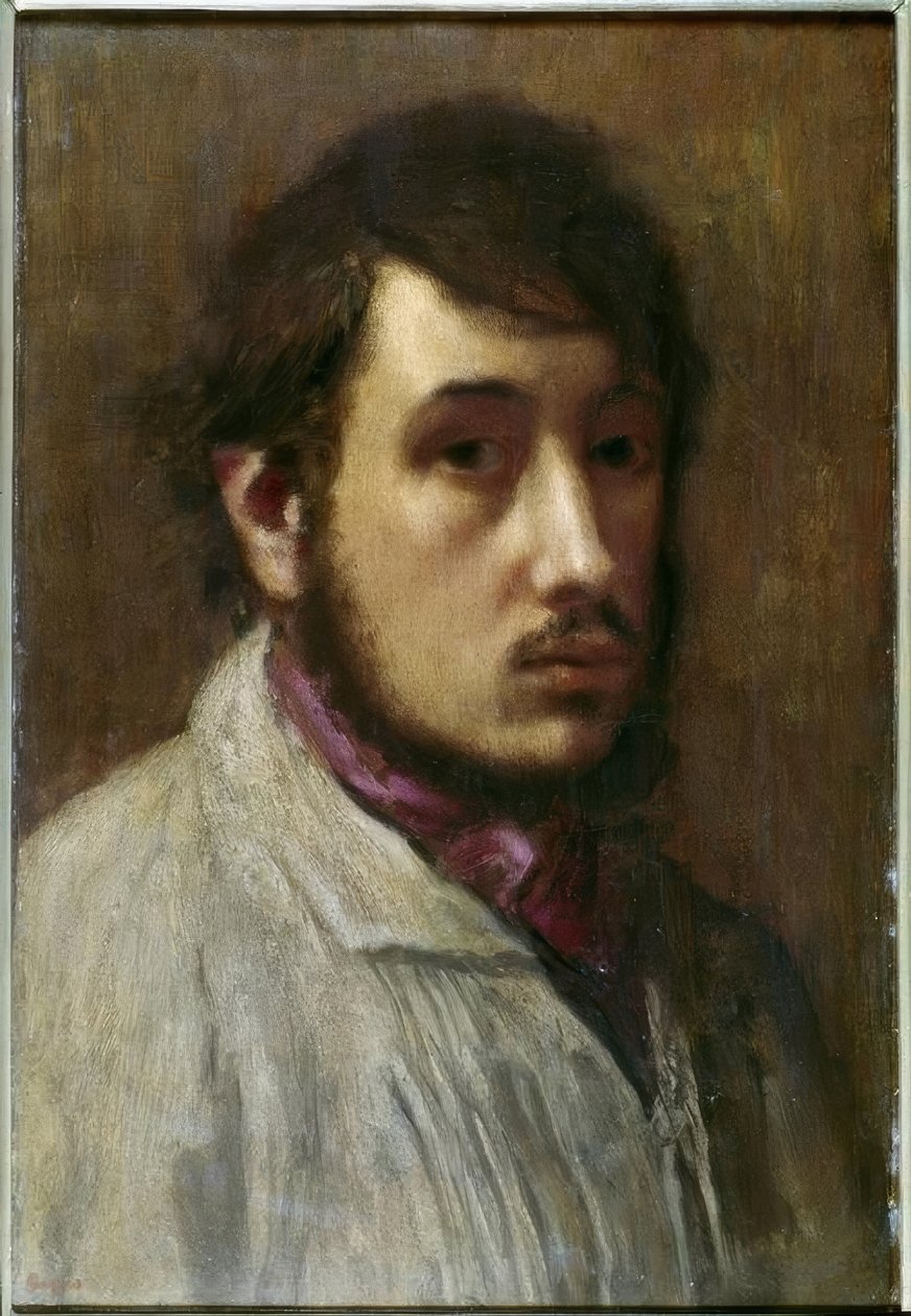 Bir adamın portresi by Edgar Degas