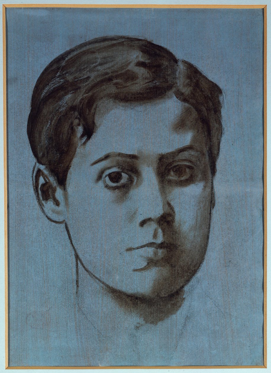 Genç Bir Adamın Portresi by Edgar Degas
