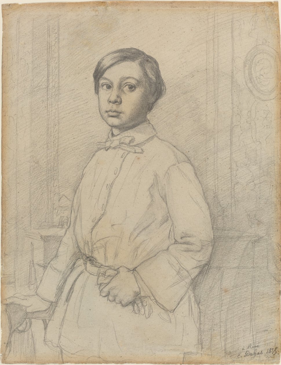 Rene de Gas [düz] by Edgar Degas