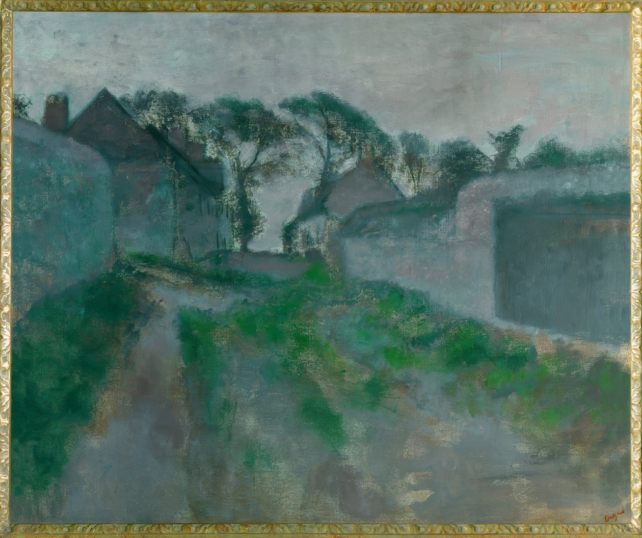 Köy sokak Aziz Valery Sur-Somme by Edgar Degas