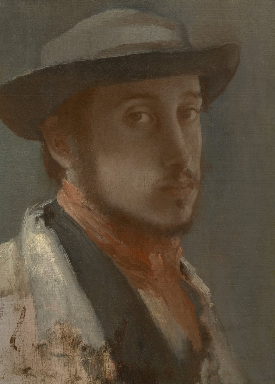 Otoportre, c.1857?-58 by Edgar Degas