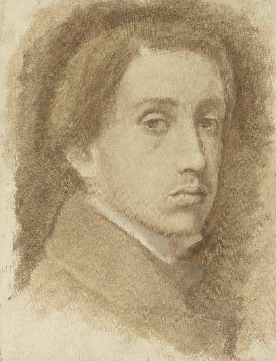 Otoportre, yaklaşık 1854. by Edgar Degas