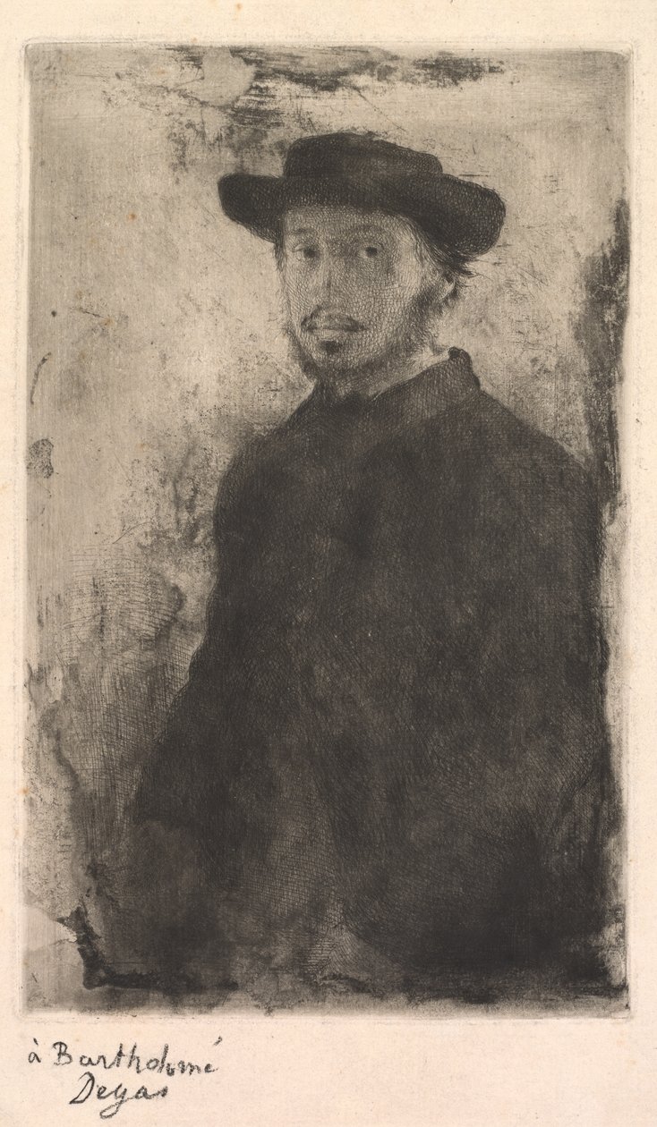 Otoportre, 1857. by Edgar Degas