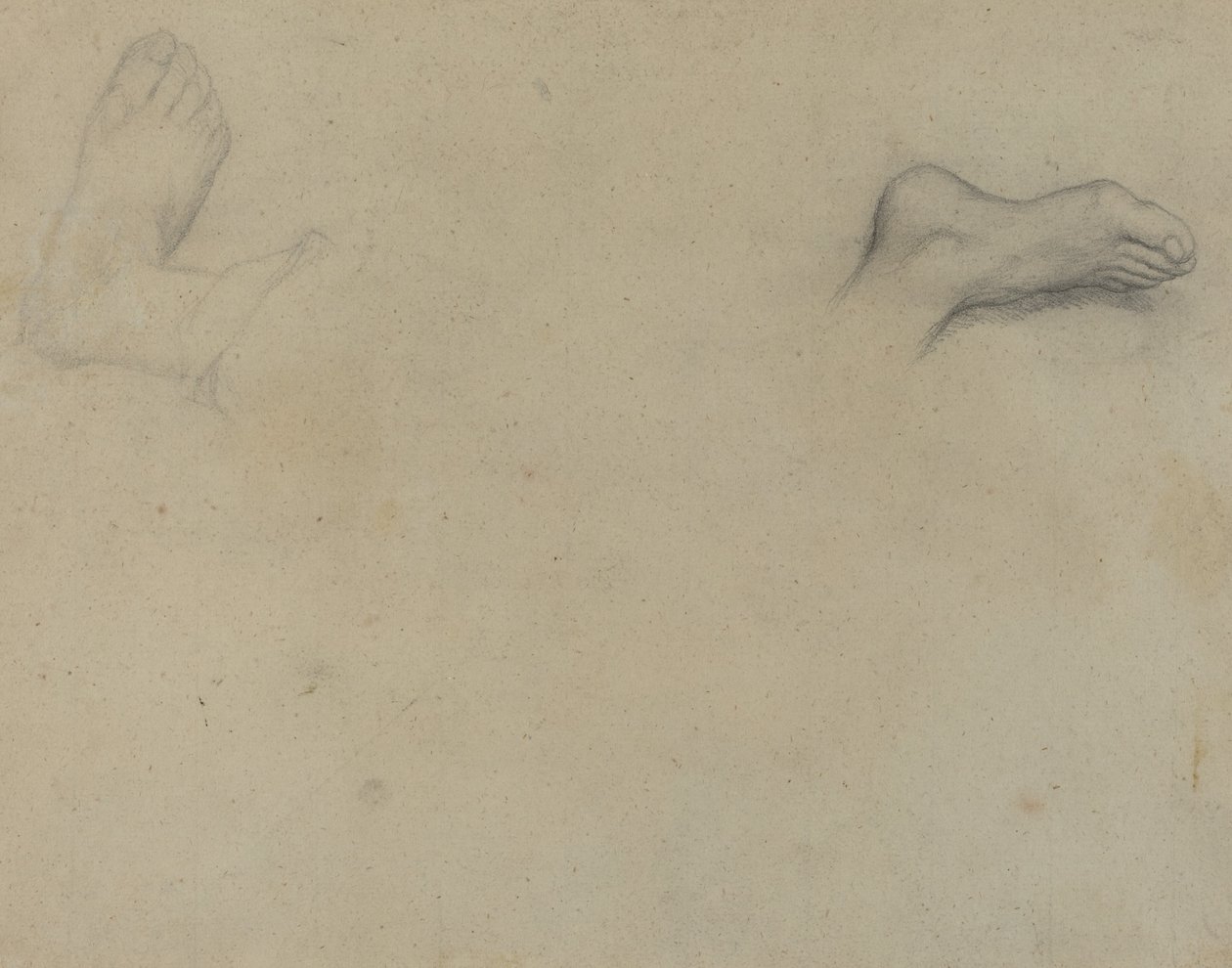 Ayak Çalışmaları [verso] by Edgar Degas