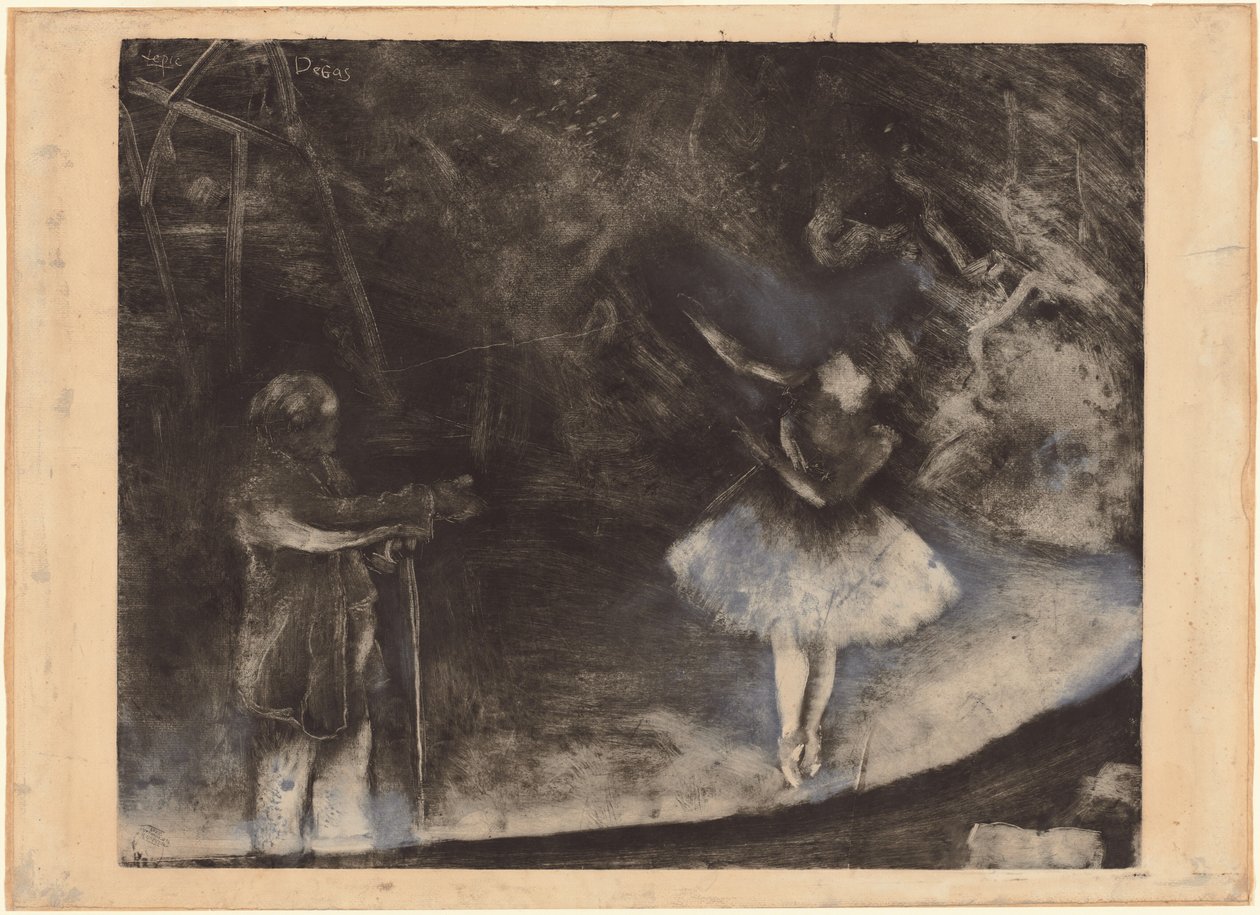 Bale Ustası, c. 1876. by Edgar Degas