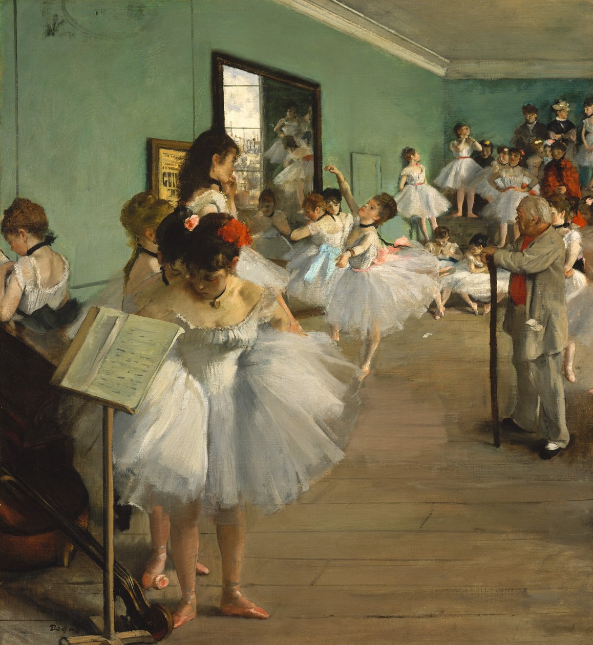 Dans Sınıfı, 1874. by Edgar Degas