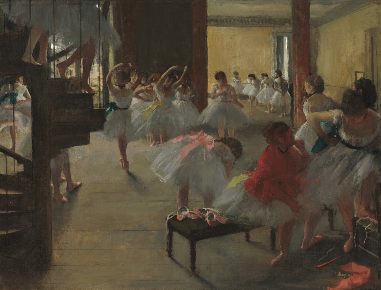 Dans Sınıfı, c. 1873. by Edgar Degas