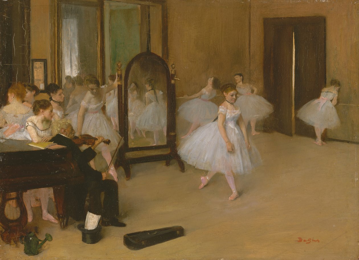 Dans Sınıfı, ca. 1870. by Edgar Degas