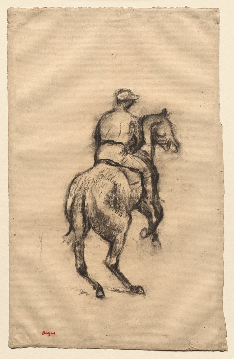 Jokey, c. 1885-1900. by Edgar Degas