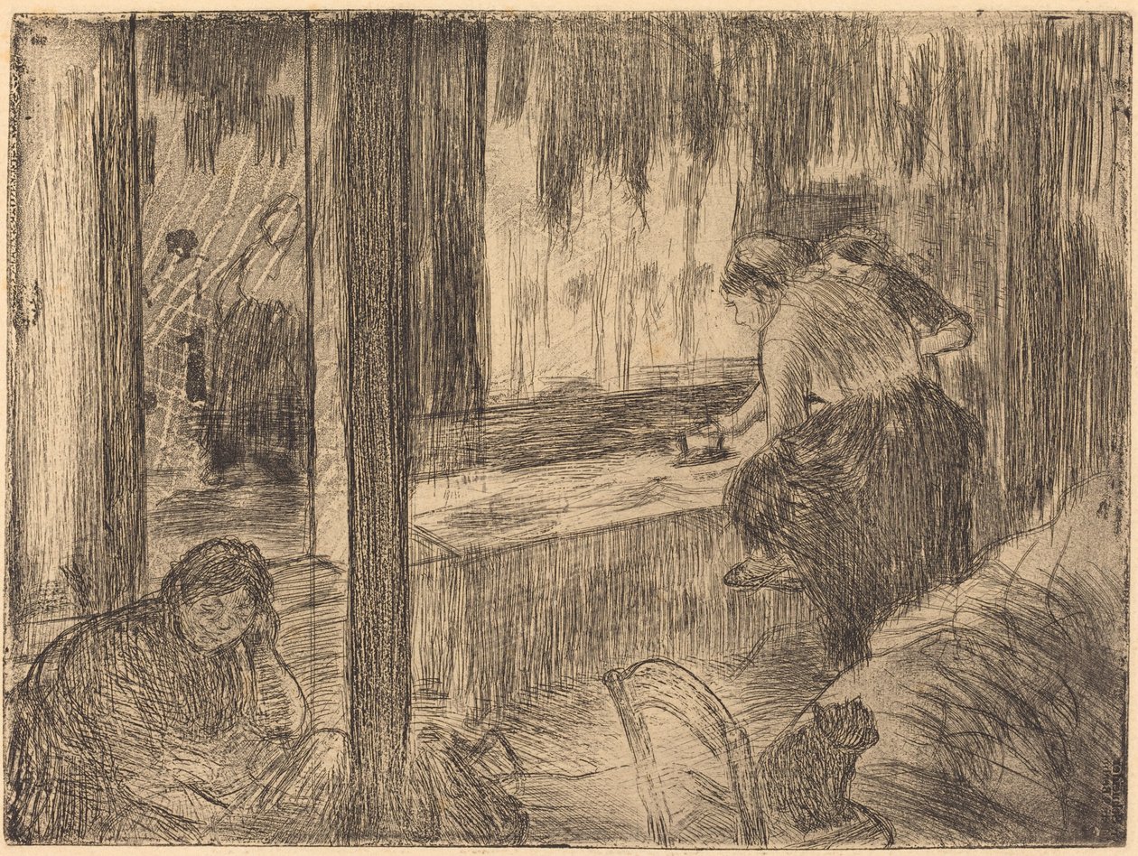 Çamaşırhaneler Çamaşırhaneler Ütü, 18791880. by Edgar Degas