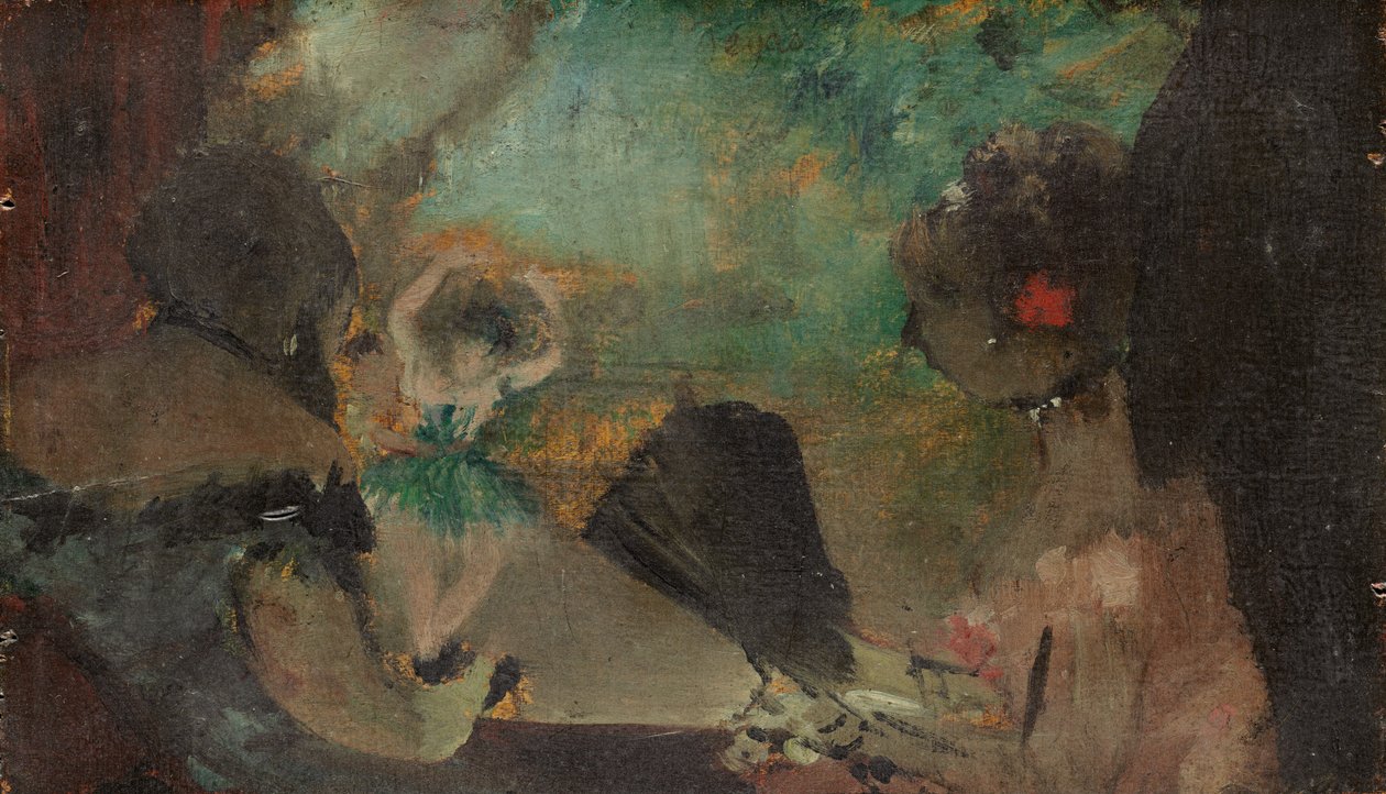 Lojman, c. 1883. by Edgar Degas
