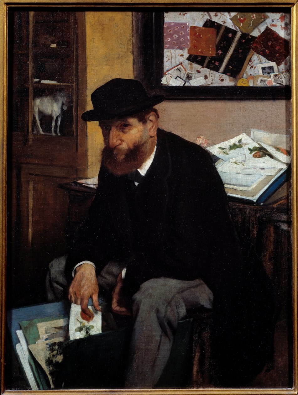 baskı meraklısı by Edgar Degas