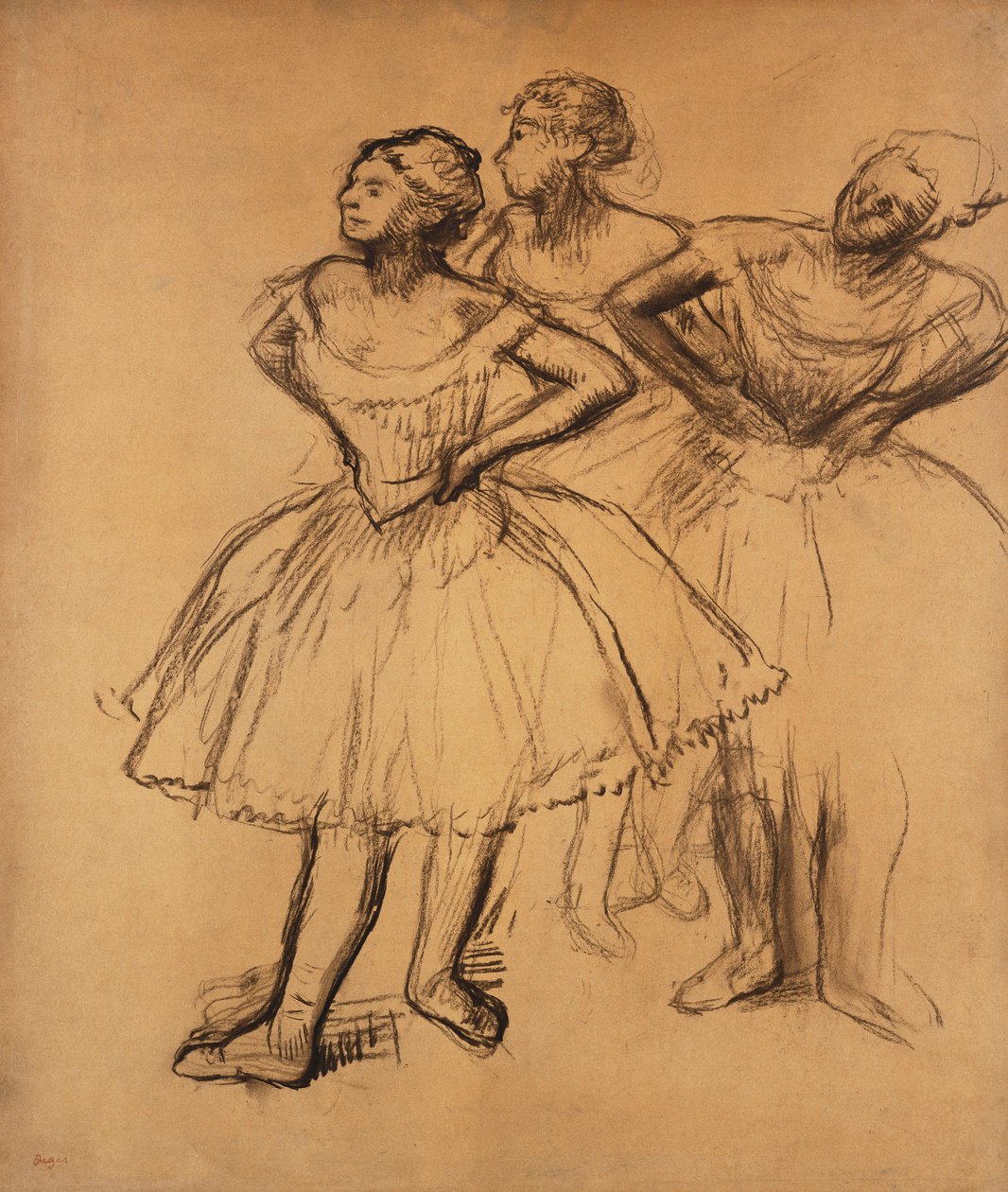 Üç Dansçı; üç Dansçı, by Edgar Degas