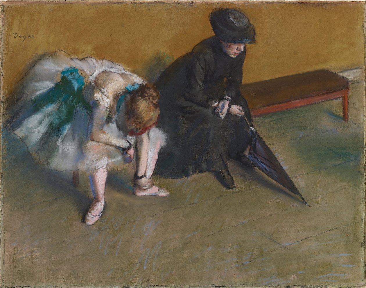 Beklemek by Edgar Degas