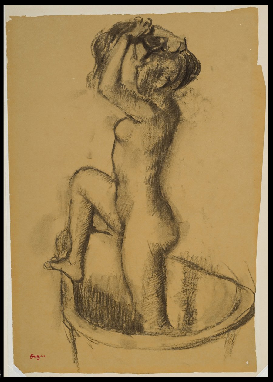 Küvette Duran Kadın, 1890-92 dolayları by Edgar Degas