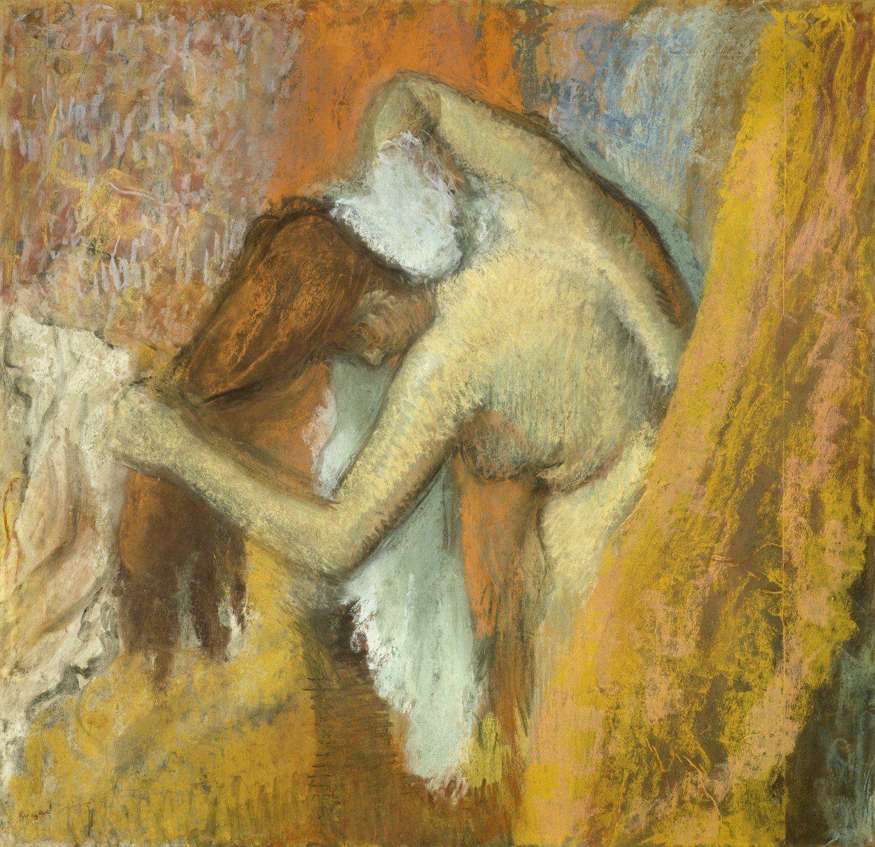 Kadının Tuvaleti by Edgar Degas
