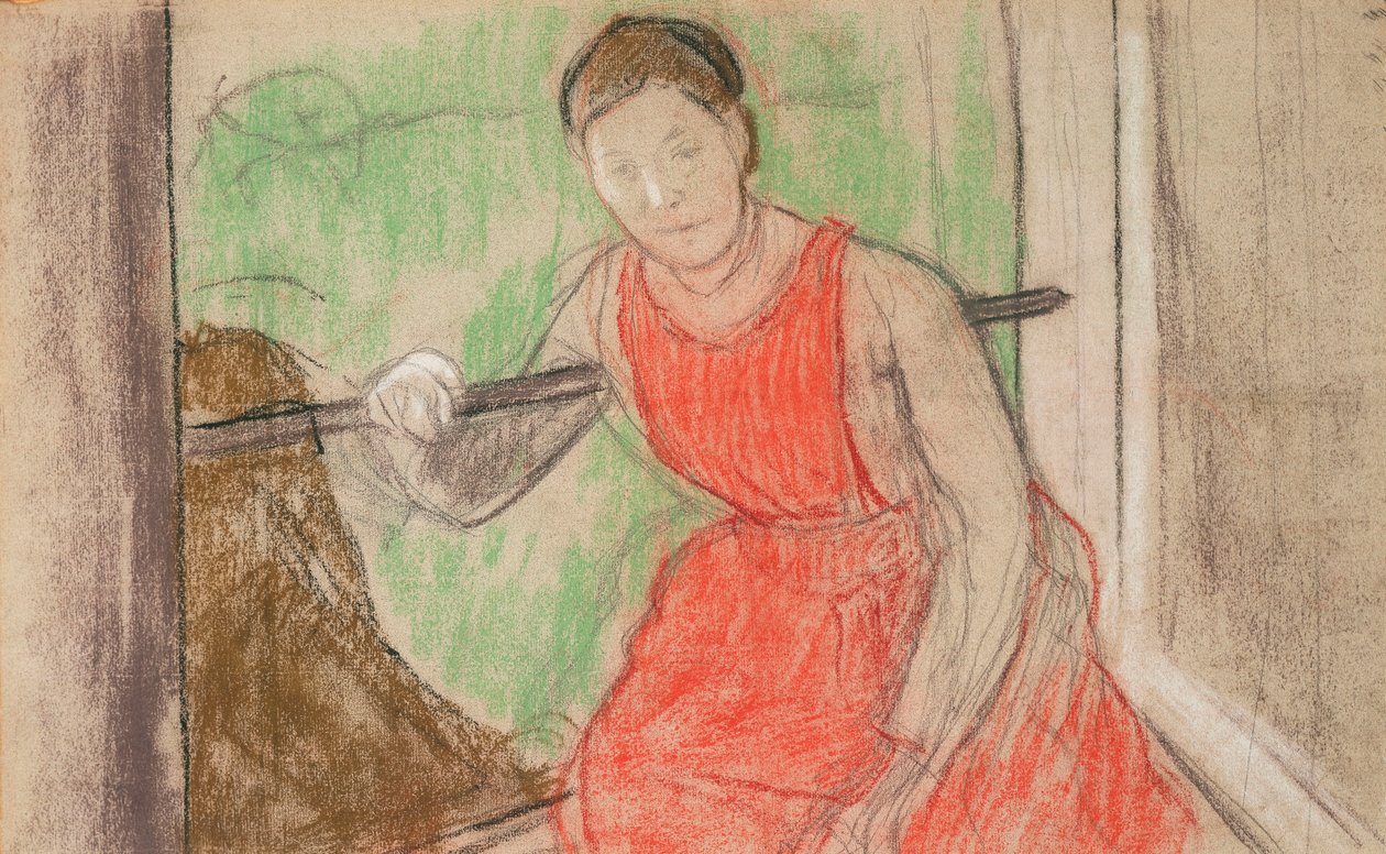 Penceredeki Kadın, by Edgar Degas