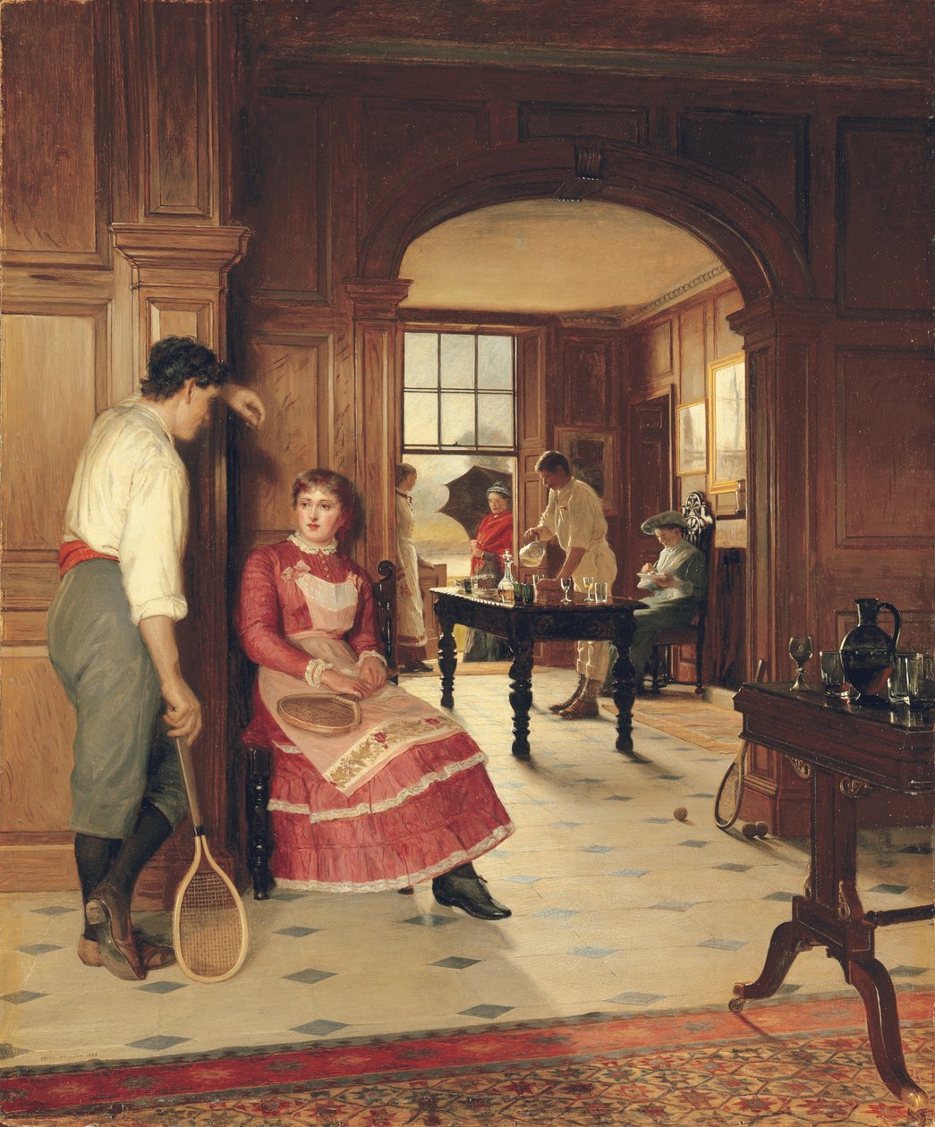 Bir Yaz Duşu by Edith Hayllar