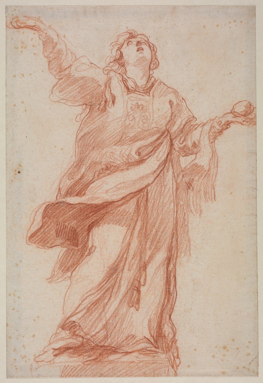 Ecstasy'deki Aziz Stephen by Edmé Bouchardon