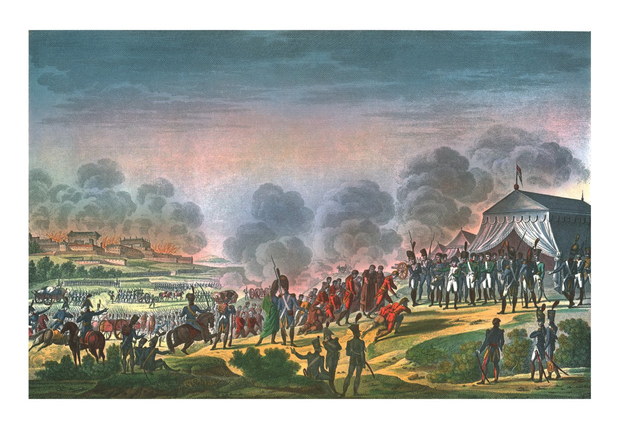 Madrid bombardımanı, 4 Aralık 1808, c1850. by Edme Bovinet