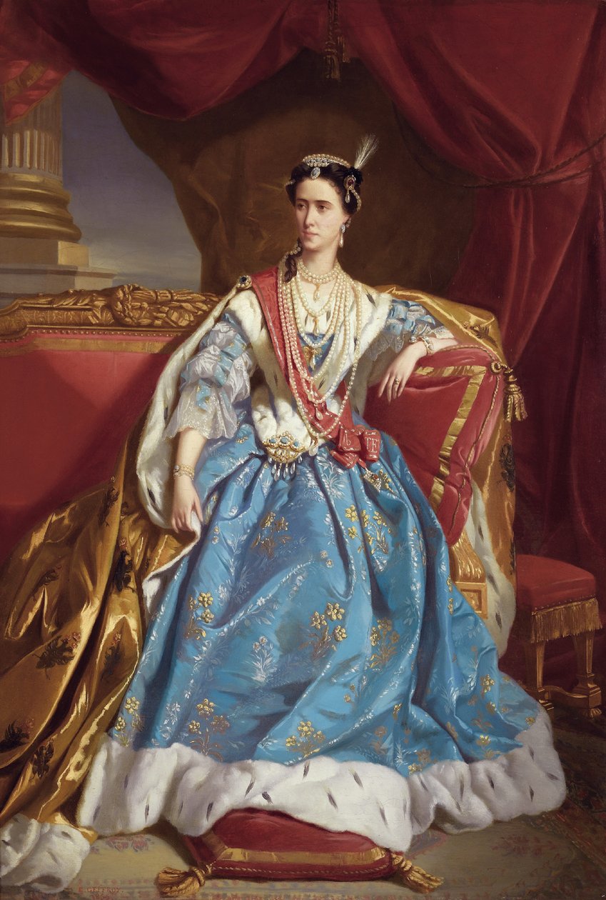 Elisa Rachel, 1855 by Edmond Aime Florentin Geffroy